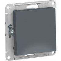 AtlasDesign ATN000715 Выключатель однокнопочный (10 А, под рамку, скрытая установка, грифель) Упаковка (5 шт.) Schneider Electric ATN000715 AtlasDesign