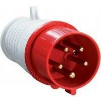 PSR02-016-5 Вилка ССИ-015 переносная 3Р+РЕ+N (16А, 380В, IP44) IEK PSR02-016-5