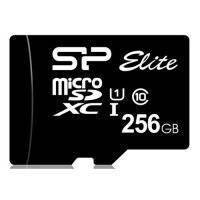 Карта памяти microSDXC UHS-I SILICON POWER Elite 256 ГБ, 85 МБ/с, Class 10, , 1 шт. SP256GBSTXBU1V10