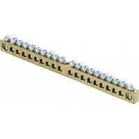 sn0-63-20 Шина PEN "ноль-земля" (6х9мм) 20 отверстий латунь крепеж по центру PROxima Упаковка (10 шт.) EKF