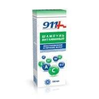 911 Шампунь витаминный восстановление и питание 150 мл 