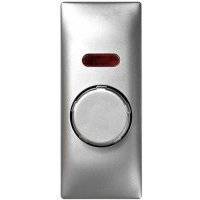 82 Centralizations 82054-63 Крышка для роторного диммера (1 модуль, подсветка, алюминий) Simon 82054-63