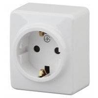 Розетка ЭРА Эксперт 2P E Schuko со шторками 16A 250V 11-2204-01