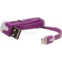 Кабель IQfuture для iPhone, iPad, iPod Apple Lightning port/USB 2.0 IQ-AC01/V, Фиолетовый