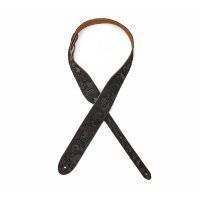 Ремень замша с тиснением - черный PLANET WAVES 2` Suede Embossed - Black