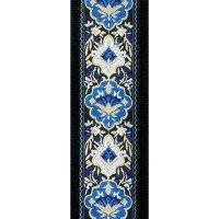 Ремень тканый с рисунком PLANET WAVES 50J00 50MM JAQUARD - BLUE
