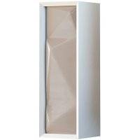 Шкаф пенал Marka One Romb 30П L Cappuccino