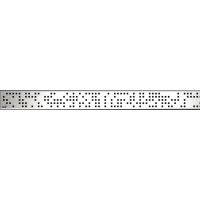 Решетка Alcaplast CODE-850M Хром матовый
