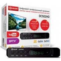 Ресивер DVB-T2 D-COLOR , черный DC922HD
