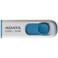 Adata C008 32 Gb (бело-синий) A-data C008 AC00832GRWE 32Gb Белая