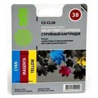 Струйный картридж Cactus CS-CL38 (2146B005) цветной для Canon Pixma iP1800, iP1900, iP2500, iP2600, MP140, MP190, MP210, MP220, MP470, MX300 (205 стр.) CS-CL38 CL-38
