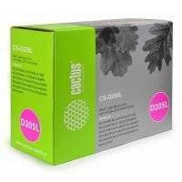 Лазерный картридж Cactus CS-D205L (MLT-D205L) черный для Samsung ML 3300, 3310D, 3310ND, 3312ND, 3710, 3710D, 3710ND, 3712DW, 3712ND; SCX 4833FD, 4833FR, 4833, 4835, 5637, 5637FR, 5639, 5639FR, 5737FW mlt-d205l