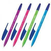 Ручка шариковая шариковая BRAUBERG X-333 NEON SOLID синий 0.35 мм 