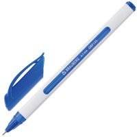 Шариковая ручка масляная BRAUBERG Extra Glide Soft White синий 0.35 мм 