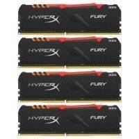 Оперативная память 64Gb (4x16Gb) PC4-21300 2666MHz DDR4 DIMM CL16 Kingston HX426C16FB3AK4/64 