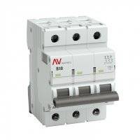 mcb6-3-10B-av Выключатель автоматический AV-6 3P 10A (B) 6kA AVERES EKF 