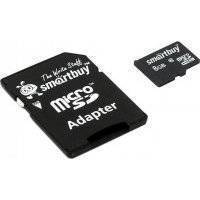 Карта памяти Micro SDHC 8GB Class 10 SmartBuy SB8GBSDCL10-01 