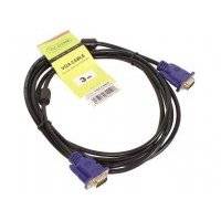 Кабель VGA 3.0м VCOM Telecom 2 фильтра QCG120H-3M