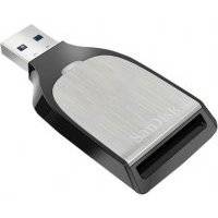 Картридер внешний USB 3.0 SanDisk Extreme Pro черный серебристый SDDR-399-G46