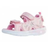 Котофей Сандалии для девочки со светодиодами 324014-12