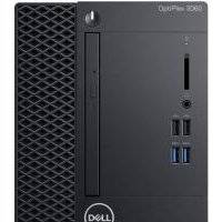 Dell Optiplex 3060 MT Intel Core i3 8100(3.6Ghz,6MB,QC)/8192Mb/SSD 256GB/DVD-RW/Int:Shared/black/Linux/3Y Basic NBD + TPM 