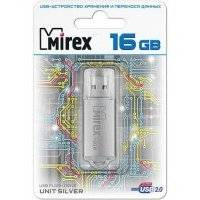 Флеш накопитель 16GB Mirex Unit, USB 2.0, Синий 