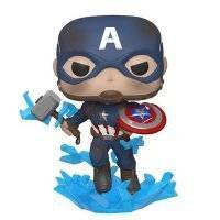 Фигурка Funko 45137F Фигурка POP! Bobble: Marvel: Avengers Endgame: Capt A w/BrokenShield&Mjolnir