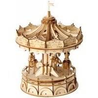 Деревянный конструктор Robotime "Карусель" 174 элемента 