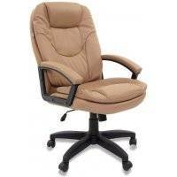 Кресло офисное BRABIX "Trend EX-568", экокожа, бежевое, 531397 