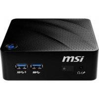 Неттоп MSI Cubi N 8GL-023RU slim P N5000 (1.6)/4Gb/SSD128Gb/HDG/Windows 10/WiFi/BT/черный 