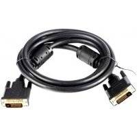 Кабель DVI 1.8м VCOM Telecom TCG441D-1.8M круглый черный 