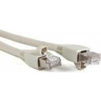Патч-корд FTP 6а категории Hyperline PC-LPM-STP-RJ45-RJ45-C6a-3M-LSZH-GY 3 м экранированный серый 