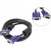 Кабель VGA 1.8м VCOM Telecom VVG6448-1.8MO круглый черный