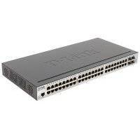 Коммутатор D-LINK DGS-1510-52X/A1A управляемый 48 портов 10/100/1000Mbps 4х10GBase-X SFP+ DGS-1510-52X
