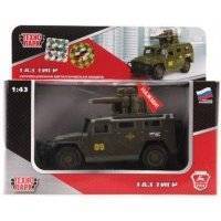 Джип Технопарк ГАЗ ТИГР 1:43 зеленый CT12-392-G1 