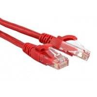 Патч-корд RJ45 - RJ45, 4 пары, UTP, категория 5е, 1 м, красный, LSZH, LANMASTER