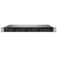 Сетевой накопитель QNAP 4 отсека 3,5"/2,5", 5х2,5", 2х10 SFP+, стоечное исполнение, 2 блока питания. i3-8100 3,6 ГГц, 4 ГБ DDR4