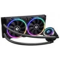 Комплект водяного охлаждения ID-COOLING ZOOMFLOW 240 LGA2011/1366/1151/50/55/56/TR4/AM4/FM2/+/FM1/AM3/+/AM2/+/ (6шт/кор,TDP 250W, Addressable RGB FAN and PUMP, PWM, DUAL FAN 120mm, Пульт управления) R 