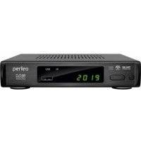 Perfeo DVB-T2/C приставка "LEADER" для цифр.TV, Wi-Fi, IPTV, HDMI, 2 USB, DolbyDigital, пульт ДУ Leader