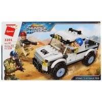 Конструктор ENLIGHTEN BRICK «Джип с фигурками» 128 элементов 