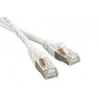 Патч-корд RJ45 - RJ45, 4 пары, FTP, категория 5е, 1 м, белый. LSZH, LANMASTER LAN-PC45/S5E-1.0-WH LAN-PC45/S5E-1.0-WH