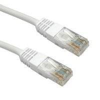 Патч-корд RJ45 - RJ45, 4 пары, UTP, категория 6, 5 м, белый, LSZH, LANMASTER LAN-PC45/U6-5.0-WH