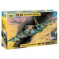 Самолёт Звезда СОВЕТСКИЙ ШТУРМОВИК "СУ-25" 1:72 