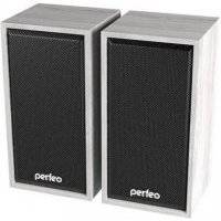 Perfeo колонки "CABINET" 2.0, мощность 2х3 Вт (RMS), белый дуб, USB 