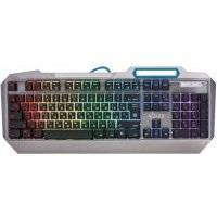 Клавиатура проводная Defender Wizard GK-230DL RU USB серебристый 
