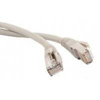 Патч-корд RJ45 - RJ45, 4 пары, FTP, категория 6, 3 м, серый, LSZH, LANMASTER LAN-PC45/S6-3.0-GY