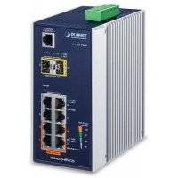 Коммутатор промышленный управляемый Planet IP30 L2/L4 4ч10/100/1000T 802.3at PoE + 4x10/100/100T + 2x100/1000X SFP (-40~75 degrees C), IGS-4215-4P4T2S