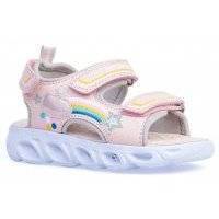 Котофей Босоножки со светодиодами для девочки 123013