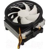 Кулер PCCooler Q101 S775/115X/AM2/AM3/AM4/FM1/FM2 (45 шт/кор, TDP 80W, 1 тепловая трубка 6мм, вент-р 100мм, 2200RPM, 20dBa) Retail Color Box 