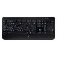 Клавиатура беспроводная Logitech Wireless Illuminated Keyboard K800 Black USB